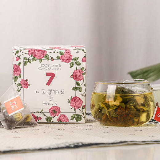 七天星期茶每日茶蜜桃乌龙桂花红茶玫瑰花果味茶包袋泡冷泡茶叶 商品图3
