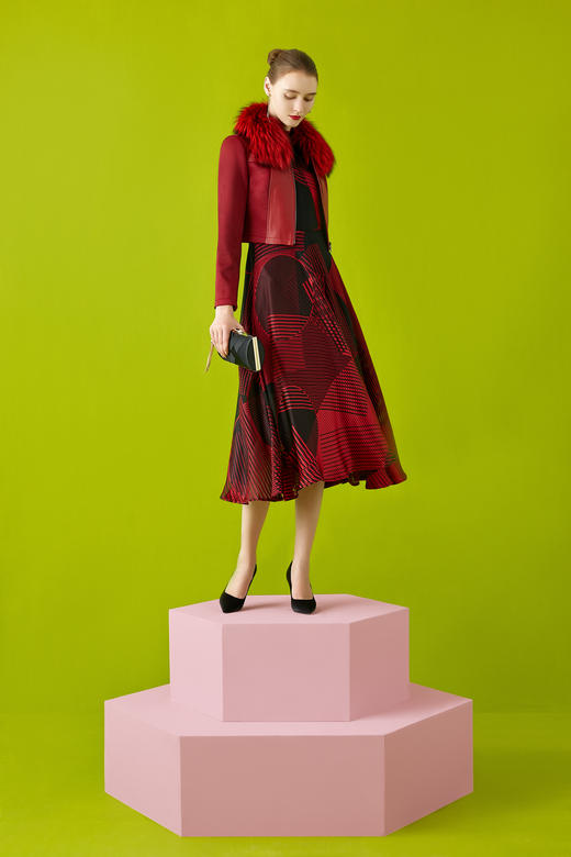 【《浪漫觉醒--离骚》~~胡绳纚纚  干练利落绵羊皮配高级醋酸  6P4159 商品图1