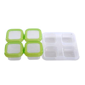 OXOtot奥秀食品冷冻储存盒(120ml*4个)绿色OXOC6112400