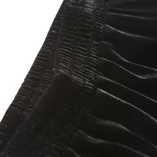 金三塔秋冬新品 纯色丝绒家居裤女 保暖宽松睡裤女  1YSFAD901 商品图4