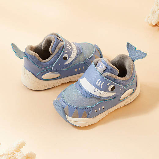 卡特兔运动鞋女童鞋童鞋男冬季加绒棉鞋宝宝鞋子男童机能鞋 商品图1