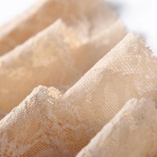 金三塔新品 蚕丝内裤女蕾丝高腰收腹舒适弹力平脚内裤女（私密物品不支持退换）  NZF9A203 商品图3