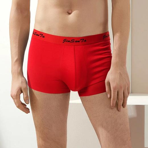 金三塔100%桑蚕丝无缝男士内裤中腰平角裤真丝舒适透气内裤（私密物品不支持退换）  3NZM064 商品图5