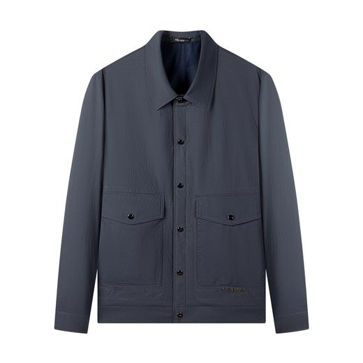 【特价】柒牌男装夹克春季新款中青年时尚潮流百搭字母翻领外套茄克衫	122K70020 商品图4