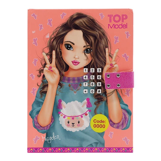 TOPMODEL  TOPMODEL密码日记本（好朋友）  TOPC0410860 商品图3