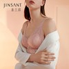 金三塔新品 真丝性感无钢圈全罩杯内衣女聚拢透气蕾丝胸罩  NZFBC303 商品缩略图0