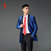 SAINTJOY/上久楷 宋锦领带 轨迹 深玫红LD15602-2 商品缩略图2