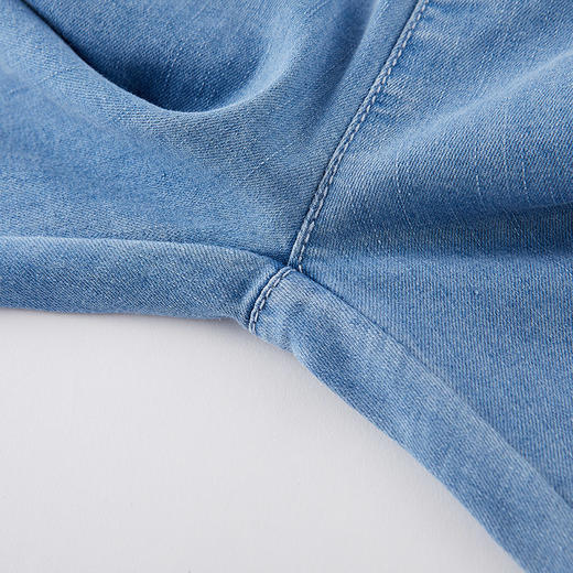 英氏女童牛仔裤儿童渐变刺绣时尚裤子超萌长裤22新品YRKCJ12189A 商品图3