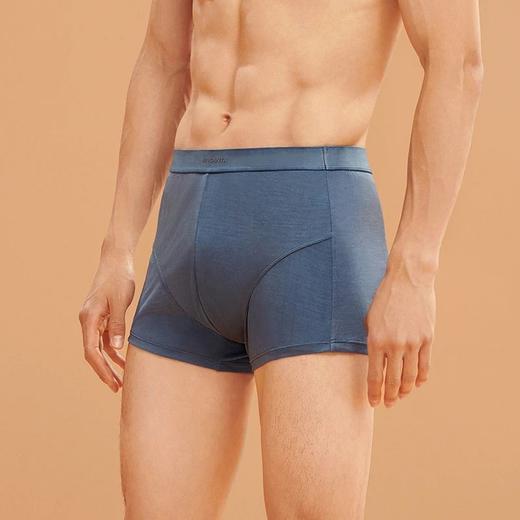 金三塔真丝内裤100%桑蚕丝薄款舒适透气抗菌平角裤男 高腰四角裤（私密物品不支持退换） NZMBC201 商品图4