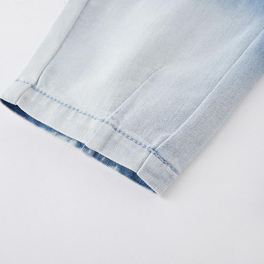 英氏女童牛仔裤儿童渐变刺绣时尚裤子超萌长裤22新品YRKCJ12189A 商品图4