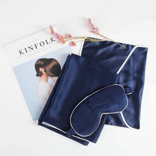 金三塔真丝眼罩枕套旅行套装  JZH803 商品图1