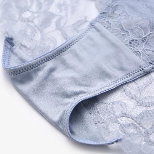 金三塔真丝中腰内裤女性感透气桑蚕丝平角裤裤头（私密物品不支持退换） NZFAA215 商品图4