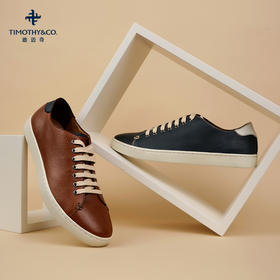 【正品】迪迈奇男鞋头层牛皮懒人鞋一脚蹬舒适休闲商务运动百搭板鞋真皮鞋