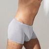 金三塔男士真丝加大码亲肤透气纯色弹力中腰平脚裤100%桑蚕丝内裤（私密物品不支持退换） 4NZM062 商品缩略图2