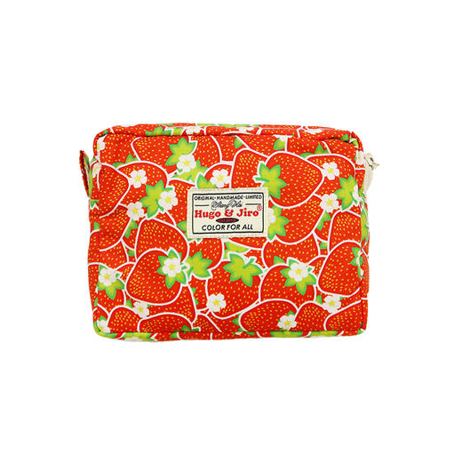HUJI祤集Motley收纳包插画草莓草莓 商品图0