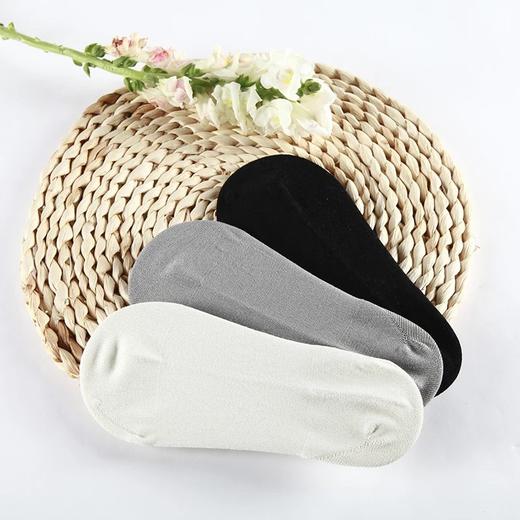 金三塔新品蚕丝女士纯色船袜短袜子女JXQ220 商品图2