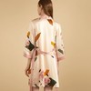 金三塔新品 真丝印花睡袍女100%桑蚕丝可外穿睡衣家居服  YSFAC102 商品缩略图1