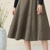 玳莎气质A字半身裙 秋季新款优雅高腰显瘦遮胯中长款大摆伞裙 BD34301 商品缩略图2
