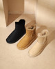 西村名物2021年专柜同款秋冬靴子百搭短靴X21DS46401 商品缩略图1