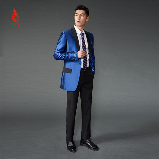 SAINTJOY/上久楷 真丝领带  深紫色PZS21A01-5 商品图4