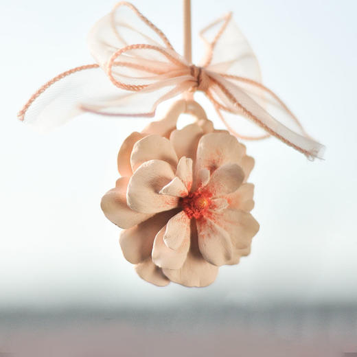 浪漫花车载挂件ins风花朵香水汽车香薰扩香石车挂韩系气质内装饰 商品图6