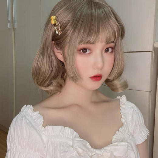 蔷薇少女 原创小众设计天然复古真花蔷薇发夹鸭嘴夹真花度假边夹 商品图5