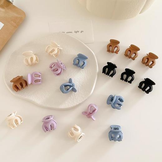 【10个装】磨砂小号抓夹女夏刘海夹发饰前额发卡小夹子头饰网红发抓碎发发夹 商品图4