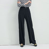 EITIE爱特爱春季新款高腰阔腿裤通勤宽松显瘦百搭纯色长裤6605303 商品缩略图2