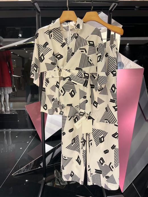 高腰阔腿长裤 商品图1