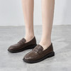ZHR乐福鞋女2023秋季新款时尚百搭英伦风平底女鞋一脚蹬休闲单鞋 商品缩略图2