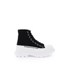 ALEXANDER MCQUEEN 亚历山大.麦昆 男士棉质 Tread Slick 系带休闲高帮靴子 黑色 604254 W4MV2 1070 商品缩略图2