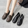 ZHR乐福鞋女2023秋季新款时尚百搭英伦风平底女鞋一脚蹬休闲单鞋 商品缩略图4