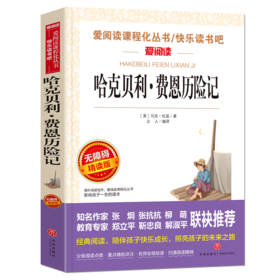 哈克贝利费恩历险记小学生初中适合阅读的课外书籍三四五六年级B读老师读物青少年无障碍精读本原著完整版新华正版