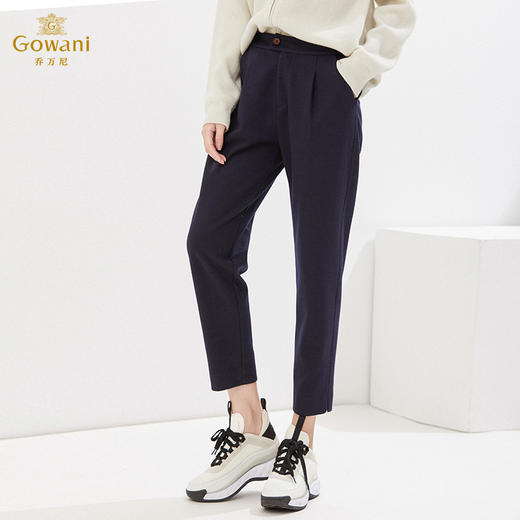 乔万尼女休闲裤新款秋冬款小个子绵羊毛EI4F596 商品图1