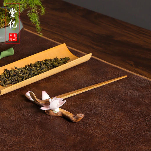 创意陶瓷花朵茶宠梅花玉兰花茶道茶席盆栽配件家居手作饰品 商品图5