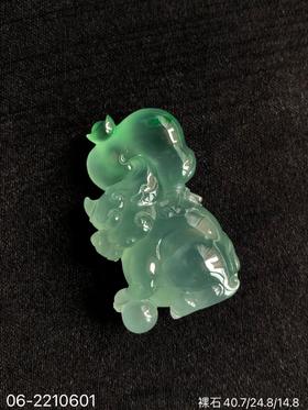 玻璃飘翠裸石【06-2210601】具体价格微信咨询