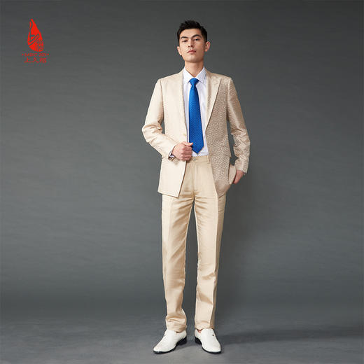 SAINTJOY/上久楷 真丝领带  点条 深蓝色 PZS21A02 商品图0