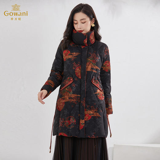 乔万尼长款羽绒服新款爆款女高端设计感显瘦冬季EI4T606 商品图1