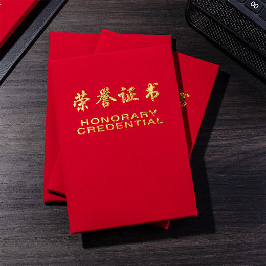 绒面荣誉证书 商品图3
