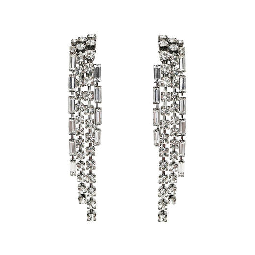 订购8周到｜HÉLÈNE ZUBELDIA-Crystal Waterfall-耳环［法国设计师］ 商品图1