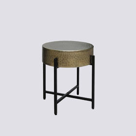 NS家居nsfurniture进口铁艺茶几NSST-AHDR5-ST20ABMB*Antique Brass*00*M*Black