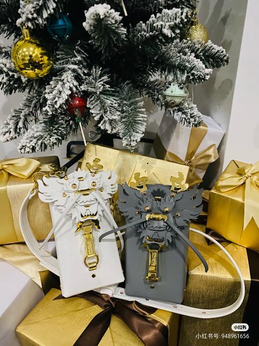 龙系列竖型斜挎包 商品图2