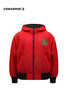 Converse匡威商场同款童衣童装春红色新年款连帽薄棉夹克外套CV2212185 商品缩略图4