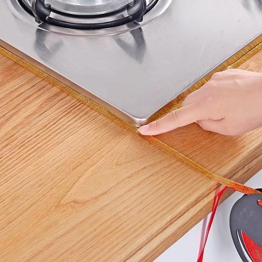 新型自粘美缝条厨房贴防水防霉水槽灶台封边条防油厕所洗菜盆自贴 商品图4