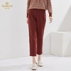 乔万尼女休闲裤新款秋冬款小个子绵羊毛EI4F596 商品缩略图2