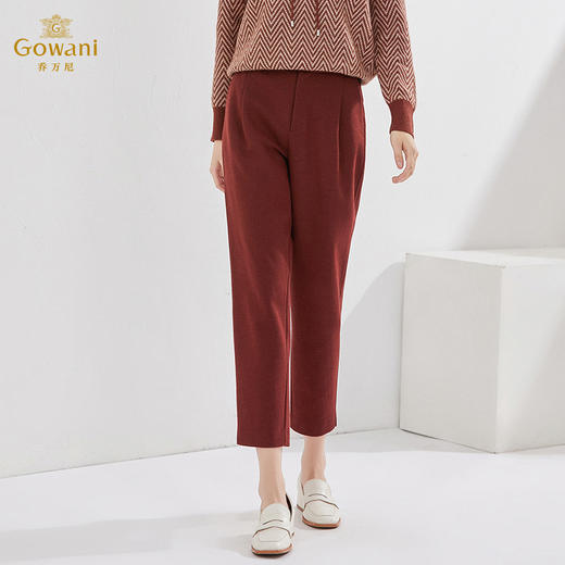 乔万尼女休闲裤新款秋冬款小个子绵羊毛EI4F596 商品图2
