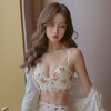 【超美纯欲风！蕾丝聚拢内衣套装】美背性感文胸，小胸专用聚拢防下垂，碎花文胸内裤套装，本命年大红色也有哦！器 商品缩略图0