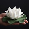 陶瓷莲花香插禅意摆件家用客厅供佛香座香托线香檀香沉香饰品摆设 商品缩略图3