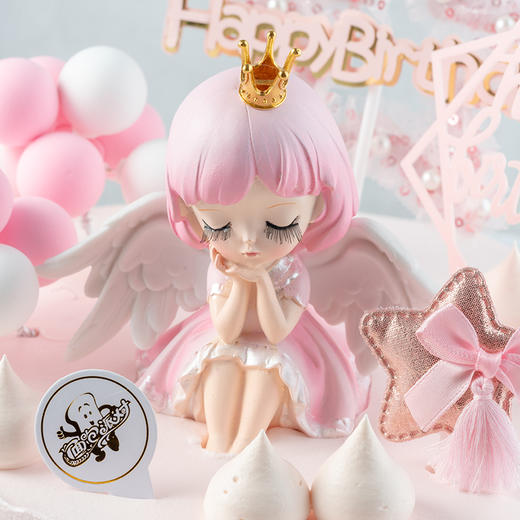 情景蛋糕 梦幻天使 牛奶奶油情景蛋糕 生日蛋糕 大理同城送 商品图2