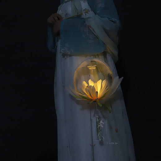 中秋节汉服昙花灯古风灯笼发光拍照道具手工手提古风荷花灯牡丹灯【2月17日发完】 商品图1